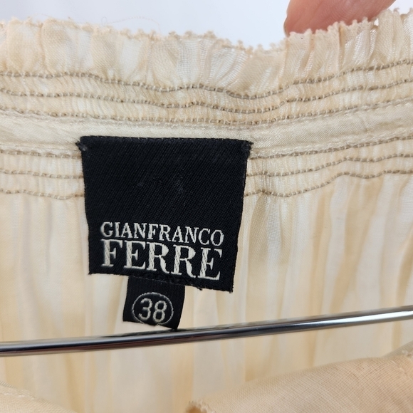 GIANFRANCO Ferre silk vintage blouse size S(38) in VGUC - Picture 14 of 16